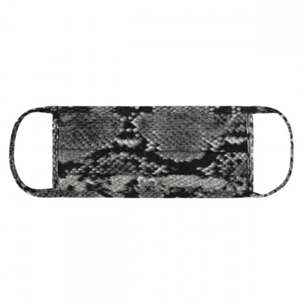 2 for 20! Black snake print face mask - Picture 2 of 7